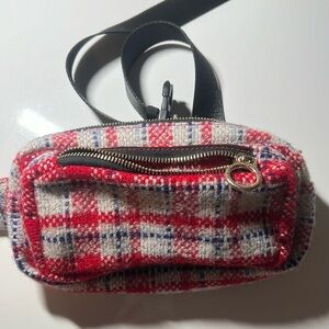 Urban outfitters plaid fanny pack